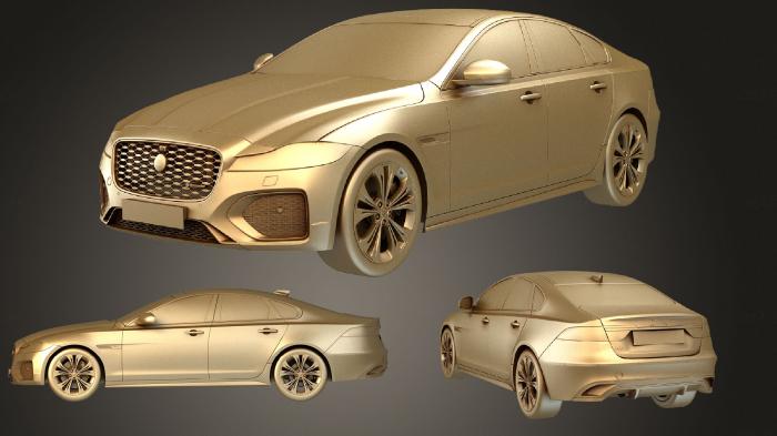 نموذج ثلاثي الأبعاد لآلة CNC السيارات والنقل جاكوار XF 2021